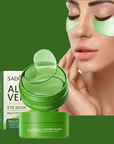 Aloe Vera Moisturizing Eye Mask | Dark Circle & Wrinkle Reduction - BeautyGlow