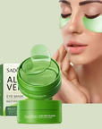 Aloe Vera Moisturizing Eye Mask | Dark Circle & Wrinkle Reduction - BeautyGlow